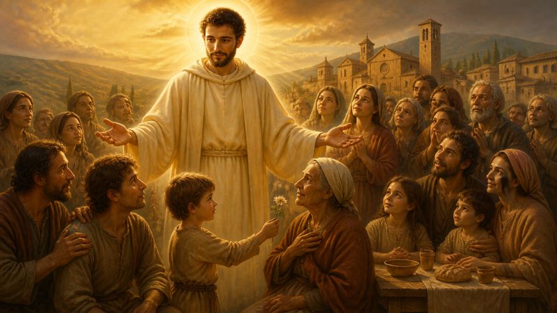 Preghiera di ringraziamento al Beato Angelo per i doni ricevuti dalla comunità di Gualdo Tadino