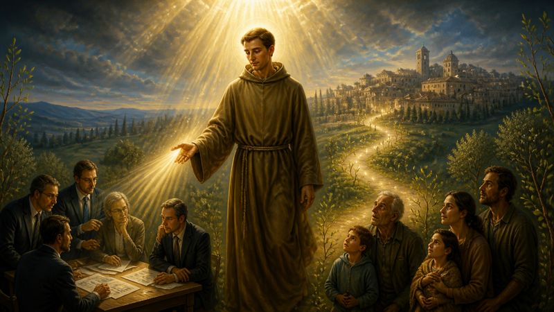 Preghiera al Beato Angelo per la saggezza degli amministratori di Gualdo Tadino