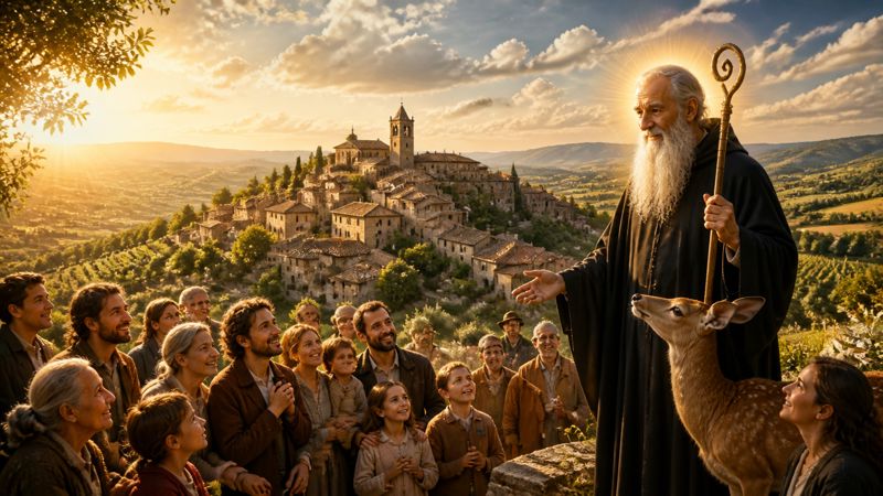 Preghiera di ringraziamento a Sant’Egidio Abate per i doni ricevuti dalla comunità di Guardea