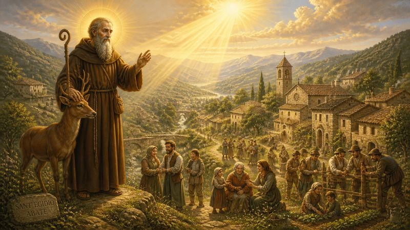 Preghiera a Sant’Egidio Abate per la pace e la riconciliazione a Guardea