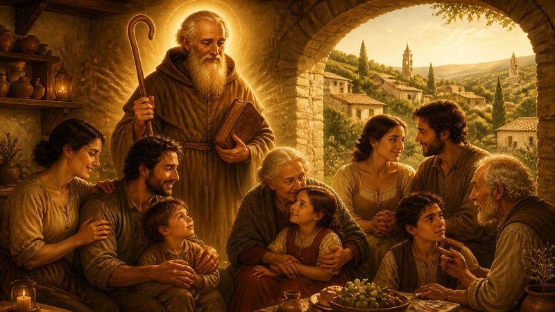 Preghiera a Sant’Egidio Abate per l’unità delle famiglie di Guardea