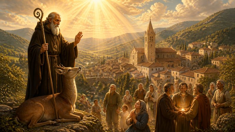 Preghiera a Sant’Egidio Abate per la saggezza degli amministratori di Guardea