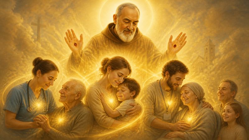 Preghiera a Padre Pio per i caregiver e la libertà dallo stress