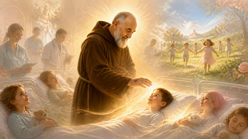 Preghiera a Padre Pio per i bambini ricoverati in ospedale