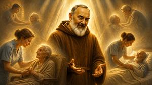 Preghiera a Padre Pio per la forza degli assistenti di anziani e malati