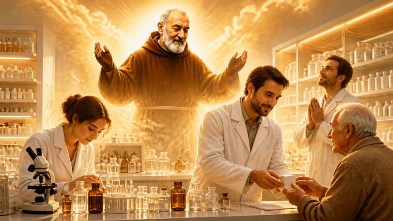 Preghiera a Padre Pio per la sapienza scientifica dei farmacisti