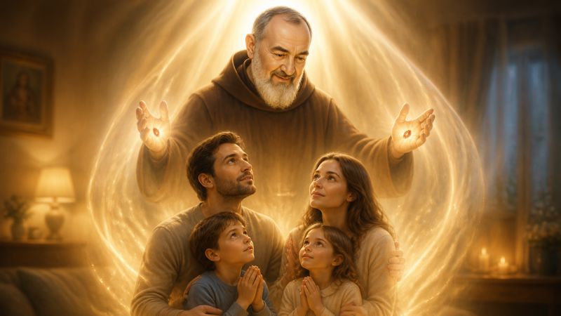 Preghiera a Padre Pio per la protezione della famiglia