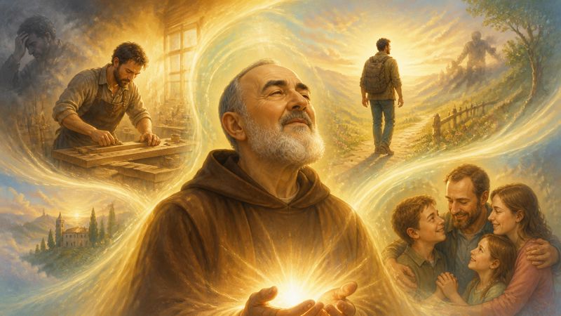 Preghiera a Padre Pio per la protezione del padre