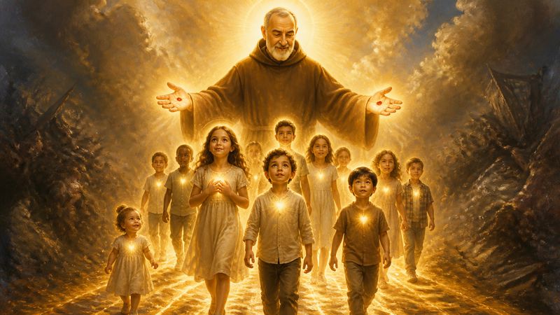 Preghiera a Padre Pio per la protezione dei nipoti