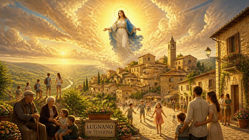 Preghiera a Maria Assunta per la speranza nel futuro di Lugnano in Teverina