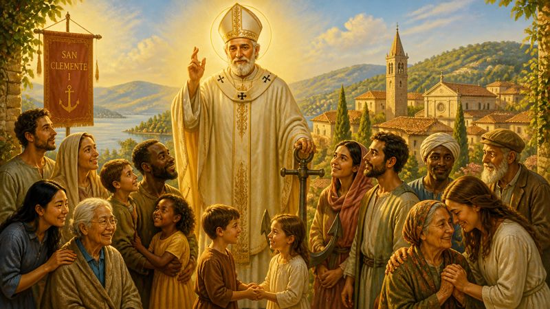 Invocazione a San Clemente I papa per la comunità di Magione