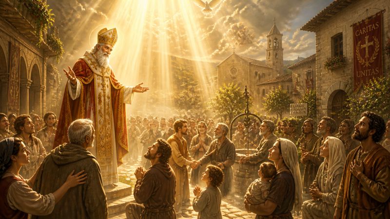Preghiera a San Clemente I papa per la saggezza degli amministratori di Magione