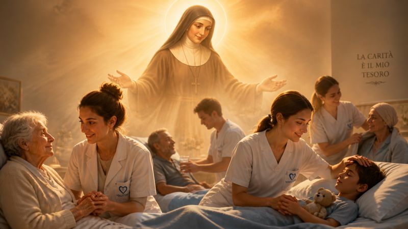 Preghiera a Santa Maria Bertilla Boscardin per la fede operosa dei volontari sanitari