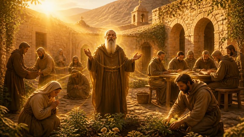 Preghiera a Sant'Ilarione di Gaza per la vita delle comunità monastiche
