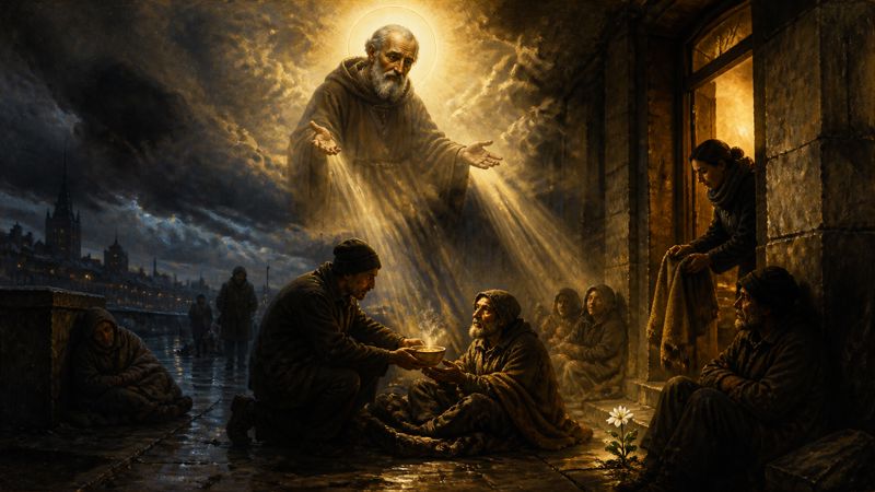 Supplica a Sant'Allucio per chi vive senza dimora