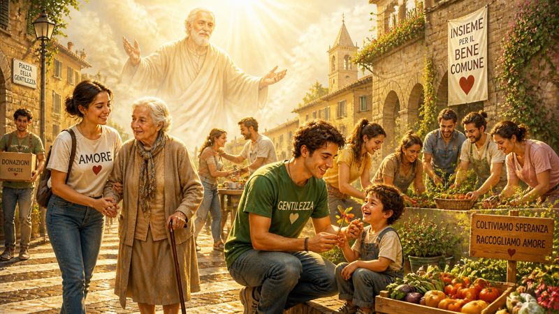 Offerta del giorno a Sant'Allucio per i giovani volontari