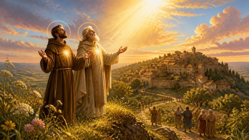 Preghiera ai santi Filippo e Giacomo Minore, patroni di Monte Castello di Vibio, per il cuore riconoscente della comunità