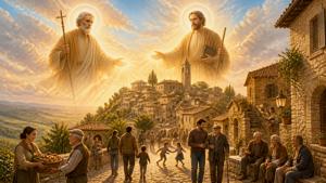 Preghiera ai santi Filippo e Giacomo Minore, patroni di Monte Castello di Vibio, per la pace sociale