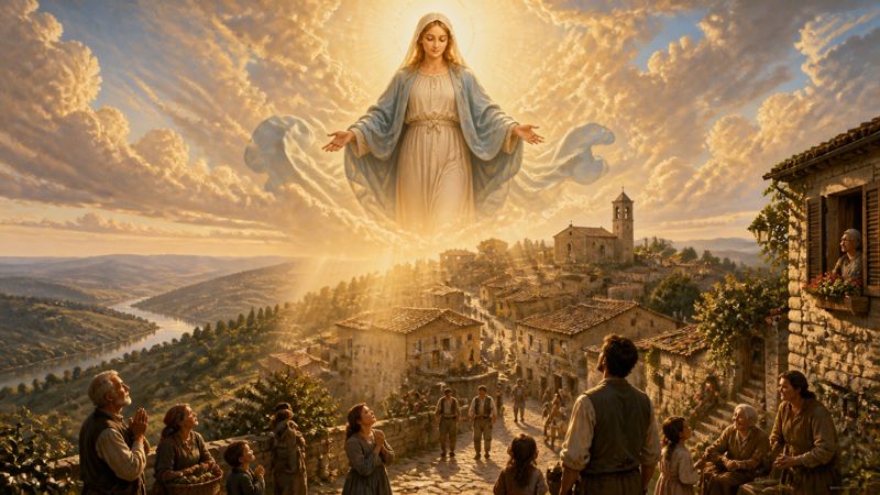Preghiera a Maria Assunta, patrona di Monte Santa Maria Tiberina, per l’aiuto nelle difficoltà