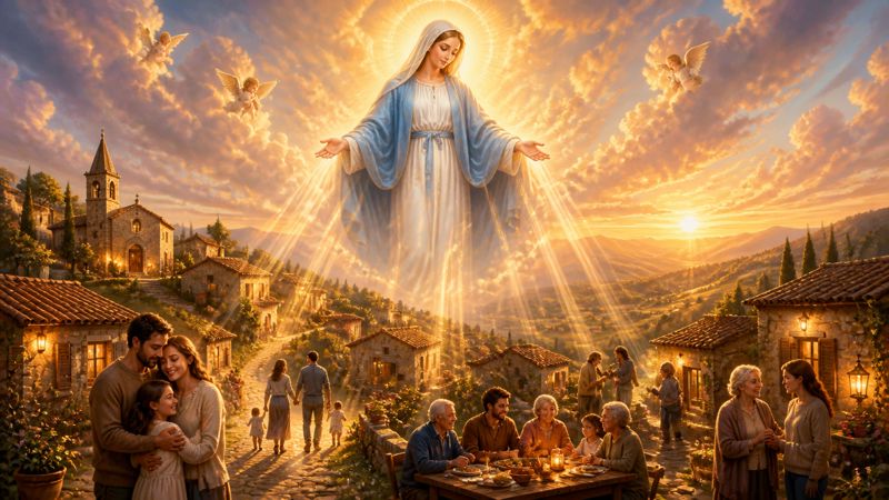 Preghiera a Maria Assunta, patrona di Monte Santa Maria Tiberina, per l’unità delle famiglie