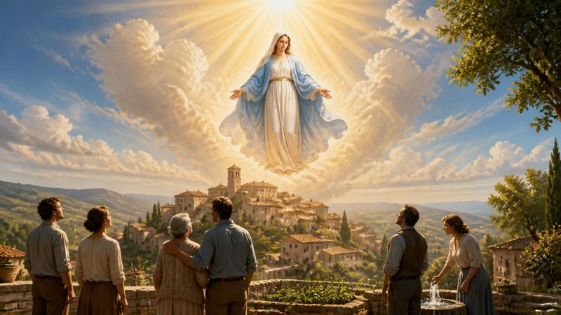 Preghiera a Maria Assunta, patrona di Monte Santa Maria Tiberina, per la saggezza degli amministratori
