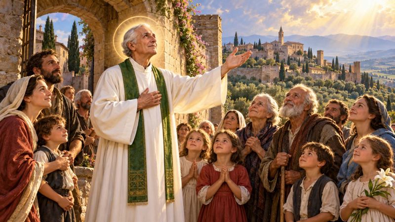 Preghiera a San Fortunato, patrono di Montefalco, per la protezione della comunità
