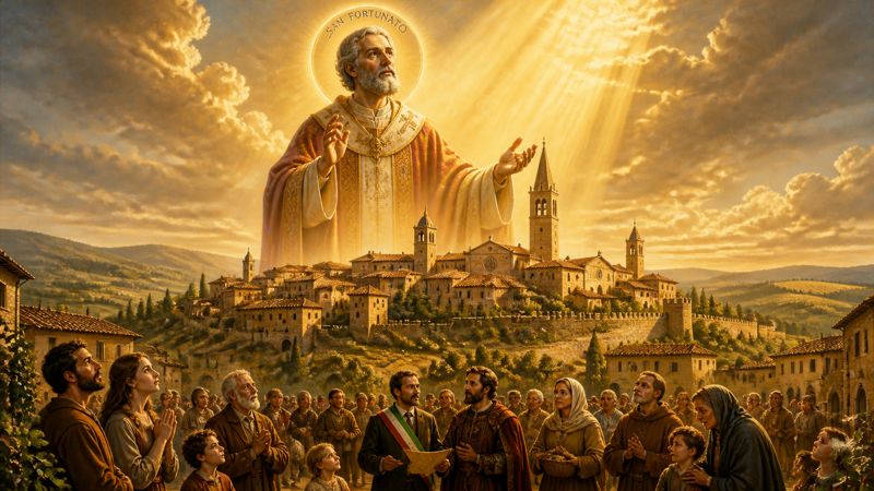 Preghiera a San Fortunato, patrono di Montefalco, per la saggezza degli amministratori