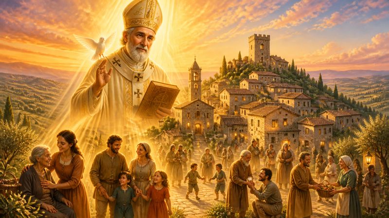 Preghiera a San Gregorio Magno, patrono di Montone, per la vita comunitaria