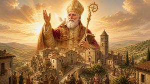 Preghiera di ringraziamento a San Gregorio Magno, patrono di Montone, per i doni ricevuti dalla comunità