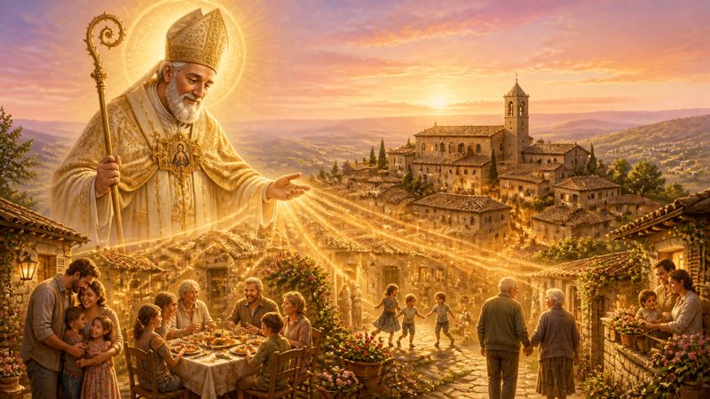 Preghiera a San Gregorio Magno, patrono di Montone, per l’unità delle famiglie