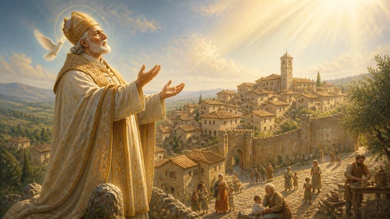Preghiera a San Gregorio Magno, patrono di Montone, per la saggezza degli amministratori