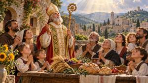 Preghiera di ringraziamento a San Rinaldo, patrono di Nocera Umbra, per i doni ricevuti dalla comunità