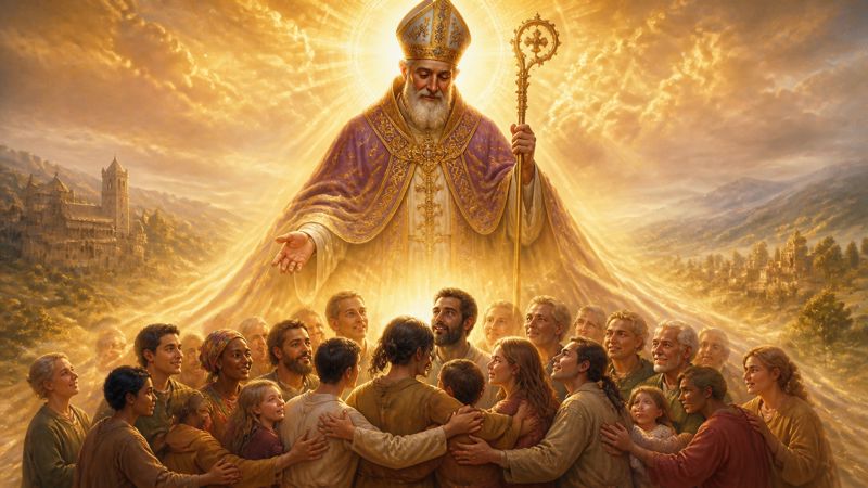 Preghiera a San Rinaldo, patrono di Nocera Umbra, per la pace sociale