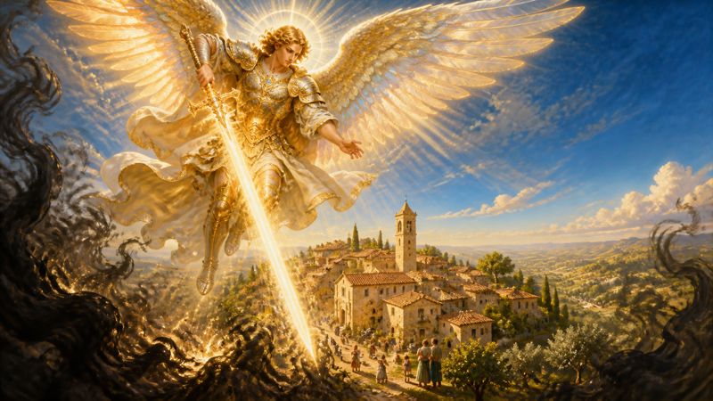 Preghiera a San Michele Arcangelo, patrono di Paciano, per la protezione della comunità