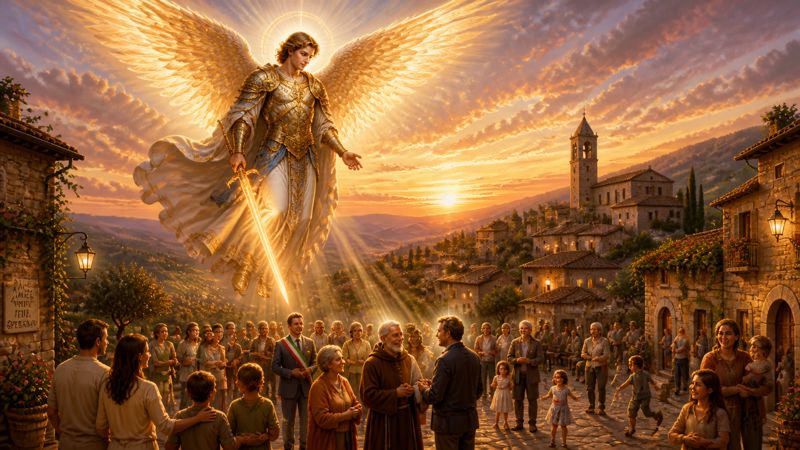 Preghiera a San Michele Arcangelo, patrono di Paciano, per la pace sociale