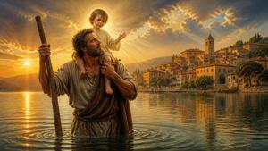 Preghiera a San Cristoforo, patrono di Passignano sul Trasimeno, per la protezione della comunità