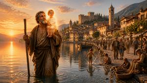 Preghiera a San Cristoforo, patrono di Passignano sul Trasimeno, per la speranza nel futuro