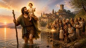 Preghiera a San Cristoforo, patrono di Passignano sul Trasimeno, per la pace sociale