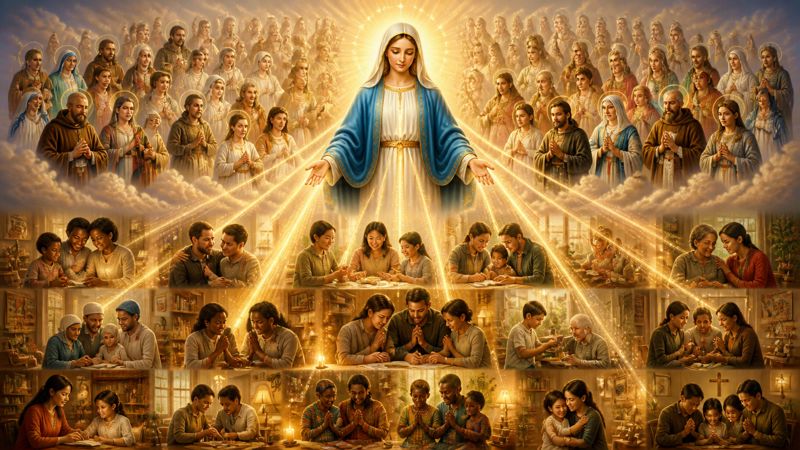 Preghiera alla Madonna per le famiglie nella festa di Ognissanti