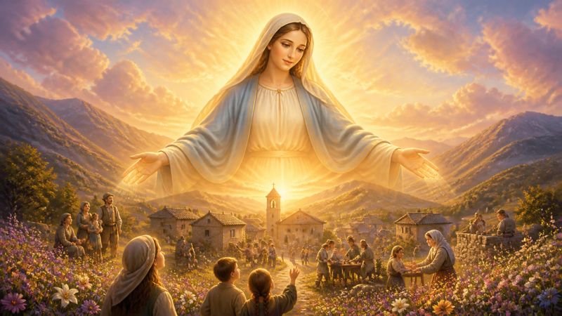 Preghiera alla Madonna della Pietà, patrona di Preci, per la speranza nel futuro