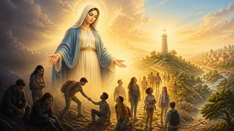 Preghiera alla Madonna della Pietà, patrona di Preci, per la speranza dei giovani