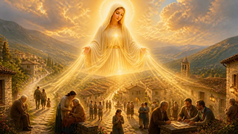 Preghiera alla Madonna della Pietà, patrona di Preci, per la saggezza degli amministratori