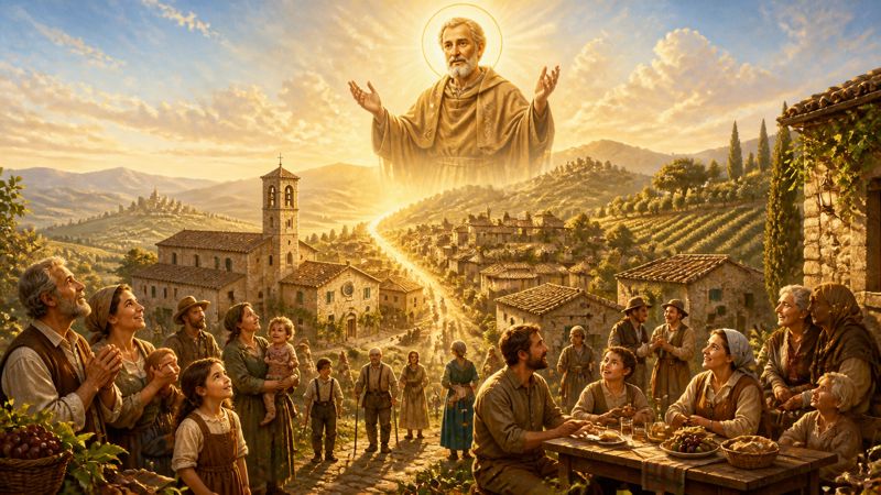Preghiera a San Giustino di Pieve de’ Saddi, patrono di San Giustino, per la speranza nel futuro