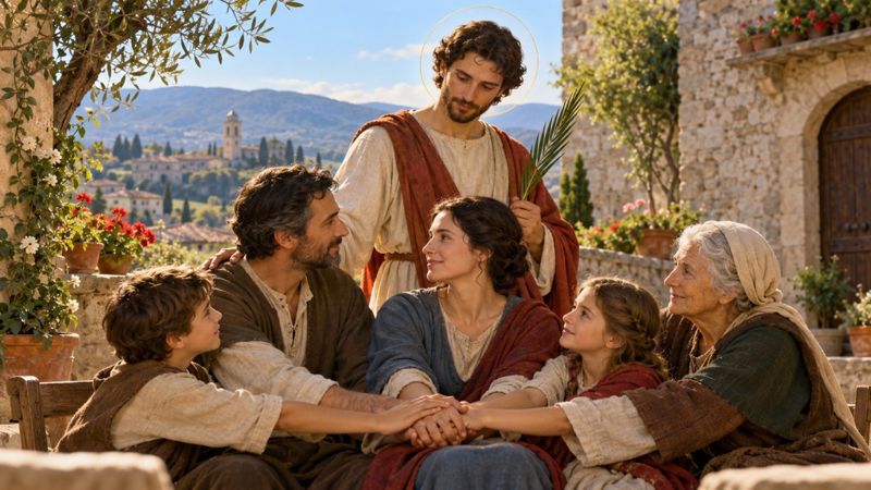 Preghiera a San Giustino di Pieve de’ Saddi, patrono di San Giustino, per l’unità delle famiglie