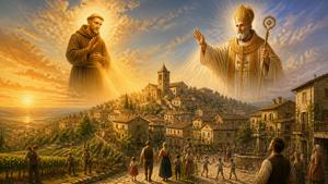 Preghiera a San Paterniano e San Bernardino da Siena, patroni di Scheggia e Pascelupo, per la protezione della comunità