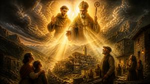 Preghiera a San Paterniano e San Bernardino da Siena, patroni di Scheggia e Pascelupo, per l’aiuto nelle difficoltà