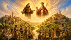 Preghiera a San Paterniano e San Bernardino da Siena, patroni di Scheggia e Pascelupo, per la pace sociale