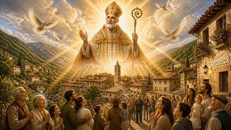 Preghiera a San Nicola di Bari, patrono di Scheggino, per la pace sociale