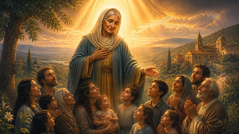 Preghiera a Sant’Anna, patrona di Sigillo, per l’aiuto nelle difficoltà