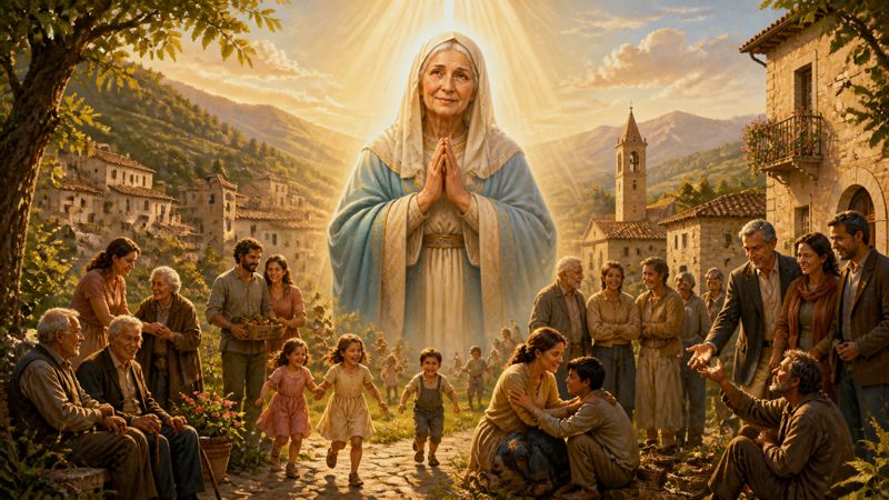 Preghiera a Sant’Anna, patrona di Sigillo, per la pace sociale